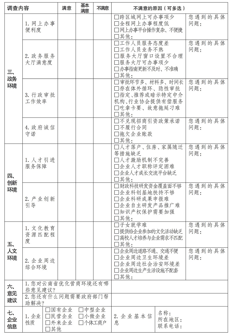云南省营商环境市场主体满意度调查问卷2.jpg